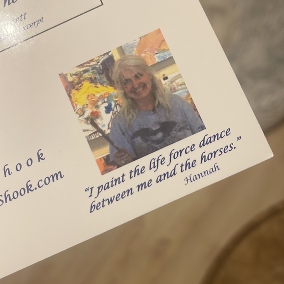 Print of Origional Oil Painting “Mustang Song” small quality blank card - Picture 6 of 7